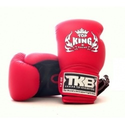 RĘKAWICE BOKSERSKIE TOP KING TKBGSV "SUPER" (red/black)